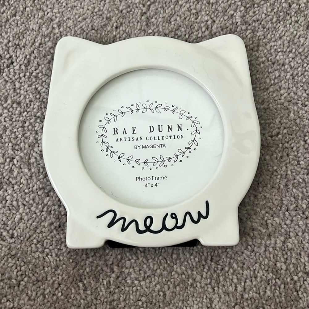 Rae Dunn cat picture frame